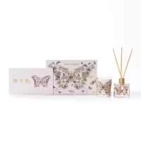 大英博物馆香薰蜡烛博物志蝴蝶无火香薰蜡烛礼盒送男女生日礼物文创礼品 蝴蝶无火香氛蜡烛香薰礼盒