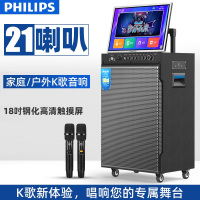 飞利浦(PHILIPS) SD289S家用音响设备一体式音响 21寸喇叭五分频(内置320G内存)+18吋原彩高清触摸屏