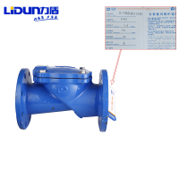 力盾 法兰橡胶瓣止回阀 6560 DN150 台
