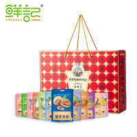 鲜记 坚果礼盒 坚果多多1.556kg 盒