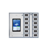 铂联安全(BOLIANANQUAN) 手机存管检测柜12门 白灰 HG12