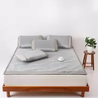 艾草驱蚊睡垫三件套 180cm*200cm 灰