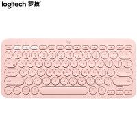 罗技(Logitech)K380 键盘 蓝牙办公键盘 便携超薄键盘 笔记本键盘 茱萸粉