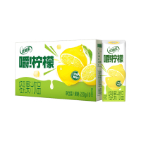 [9月产]伊利优酸乳嚼柠檬轻乳果汁饮品220g*10盒 口感清爽 柠檬风味