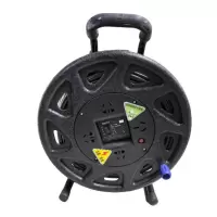 小窝厘 移动卷线盘插座 带200V 3*4平方铜线电缆 30米