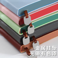 法拉蒙(faramon) FLM-JSB-2411 笔记本本子 A5 笔记本本子肤感荔枝纹软皮商务记事本 棕色 单个