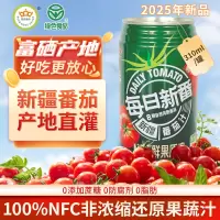 冠农股份(GUAN NONG SHARE)新疆番茄汁0添加糖0添加剂0脂果蔬汁西红柿汁代餐饮料310ml*6罐