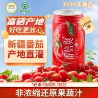 冠农股份(GUAN NONG SHARE)番倍爽番茄汁 新疆西红柿原榨果蔬汁早餐健康饮品 310ml*6罐[微糖]