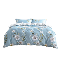 水星家纺 暮色繁花 全棉抗菌 床上用品 四件套 单位:套