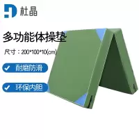 杜晶 DJ-DD212训练折叠体操垫跳高垫体测防护垫仰卧起坐防护垫200*100*10cm两折 5个装