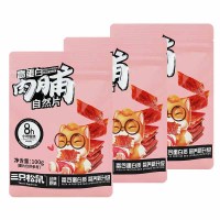 三只松鼠猪肉脯高蛋白猪肉干零食解馋肉食小吃100g*3袋