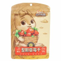 三只松鼠草莓干休闲零食蜜饯水果干果脯干106g*1袋