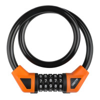 赛拓 0556 五位密码锁 自行车锁加粗钢缆防盗电动车山地车锁