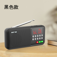 先科(SAST)多功能插卡蓝牙收音机 V20 黑色 高保真大喇叭超长续航迷你小巧便携可调频环绕音效