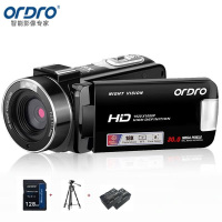 欧达(ORDRO)实用版摄像机高清数码手持DV录像机会议直播录制/家用旅行拍摄 vlog短视频美颜摄录一体机 B320