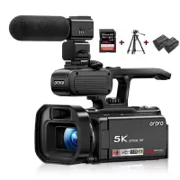 欧达(ORDRO)顶配版5K超高清专业直播录像机12倍光学变焦 会议vlog短视频家用DV录摄一体摄像机 XV80