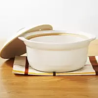 册宣 白色砂锅 38cm(个)