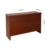 麦叶办公桌1.2米长条桌椅组合1桌2椅企业员工培训桌木质学习桌写字桌