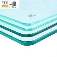 晋舰玻璃桌面钢化方形玻璃桌面酒店饭店食堂防刮痕玻璃桌面 边长60CM