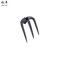 松丰 菜园果园农用铁耙三齿耙 5cm /把