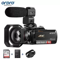 欧达(ORDRO)实用版 4K摄像机专业直播录像机家用手持DV光学变焦高清数码摄影机vlog短视频会议 AC5