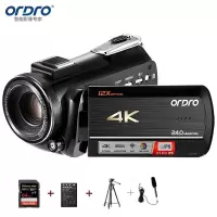 欧达(ORDRO)实用直播版 4K摄像机专业直播录像机家用手持DV光学变焦高清数码摄影机vlog短视频会议 AC5
