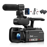 欧达(ORDRO)豪华版5K超高清专业直播录像机12倍光学变焦 会议vlog短视频家用DV录摄一体摄像机 XV80