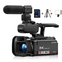 欧达(ORDRO)尊享版5K超高清专业直播录像机12倍光学变焦 会议vlog短视频家用DV录摄一体摄像机 XV80