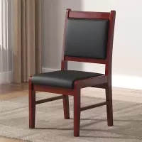 麦叶木制会议椅将军椅耳朵椅洽谈椅电脑椅办公椅培训椅子47X53X92CM