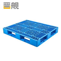 晋舰塑料卡板田字托盘仓储货架垫板防潮托盘新料加厚1300*1100*150mm(加4钢)