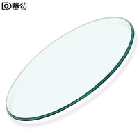 戴劲玻璃桌面钢化圆形玻璃桌面酒店饭店食堂防刮痕玻璃桌面 直径58CM