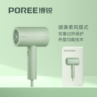博锐电吹风机家用吹头发大功率电吹风快干学生党宿舍租房PH1628绿