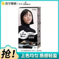 日本进口花王莉婕泡沫染发剂108ml自然黑liese泡泡染发膏彩染