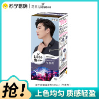 日本进口花王莉婕泡沫染发剂108ml午夜灰liese泡泡染发膏彩染