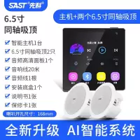 先科(SAST)智能AI吸顶音响天花吊顶家庭影院音乐标配(内置精灵)智能语音主机+3个6.5英寸超重低音同轴吸顶音响