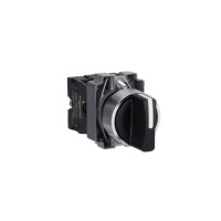 施耐德电气 XB2B系列 金属按钮 三位选择按钮 自锁带两常开 XB2BD33C金属按钮