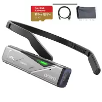 欧达(ORDRO)EP7 标配128g卡版头戴4K摄像机运动相机高清家用录像机云台增稳摄影机随身记录仪短视频直播