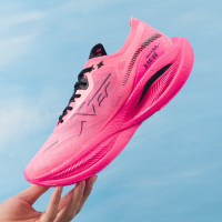 特步(XTEP)跑鞋男鞋 夏季新款运动鞋马拉松体考训练鞋缓震透气竞速跑步鞋 976419110084数码粉红/黑