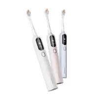 追觅F02Pro升级版 声波+扫振高效洁净电动牙刷 2支牙刷头 生日礼物送女友男友情侣款送父母送礼 薄荷蓝