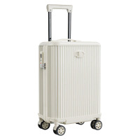 Champion冠军拉杆箱 经典条纹行李箱GJDK24A5白色 20英寸