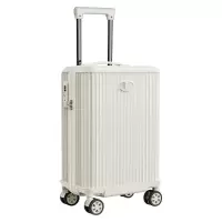 Champion冠军拉杆箱 经典条纹行李箱GJDK24A5白色 20英寸
