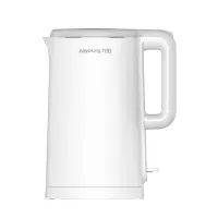 九阳电水壶家用304不锈钢内胆双层壶体防烫优质温控开 1.7L K17FD-W6750[白色]