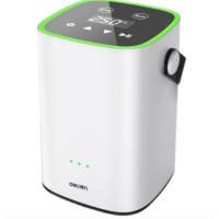 得力 DL880250A/B 无线充气泵 车载充气泵 便携式打气泵 带灯