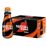 雀巢咖啡(NESCAFE) 即饮咖啡招牌美式(低糖)黑咖啡饮料 268ml*15瓶/箱