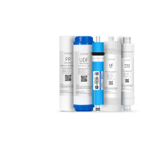 洁净世家适用安吉尔净水器滤芯全套5支滤芯J2305/J1105/J2375/J1205/老A4/老A6赠PP棉滤芯 1套