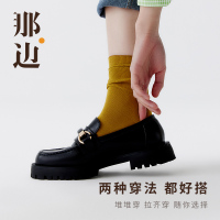 那边女士袜子堆堆袜春夏季棉袜中筒袜高筒长袜学生百搭纯色休闲袜