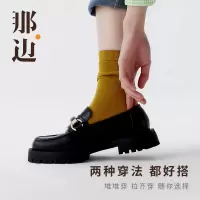 那边女士袜子堆堆袜春夏季棉袜中筒袜高筒长袜学生百搭纯色休闲袜