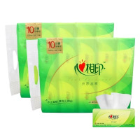 心相印(Mind Act Upon Mind) 纸面巾纸3层130抽实惠装抽纸 3层130抽 72包装 DT15130