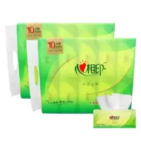 心相印(Mind Act Upon Mind) 纸面巾纸3层130抽实惠装抽纸 3层130抽 72包装 DT15130