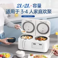 双胆电饭煲 白色